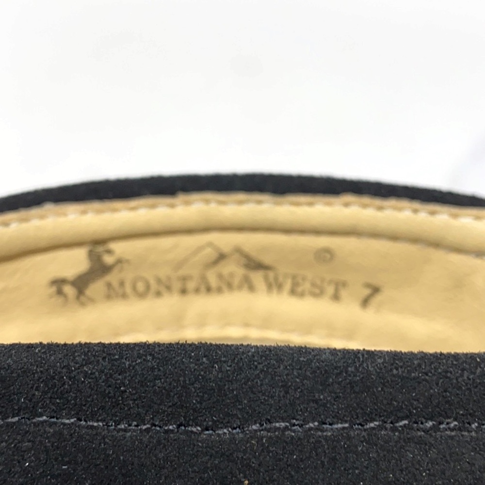 Montana West Western Booties Genuine Hair-On - Picture 11 of 14